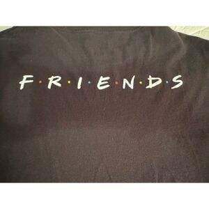 Friends TV Series Long Sleeve Shirt XL Extra Large Black Top Rachel Monica Phoeb